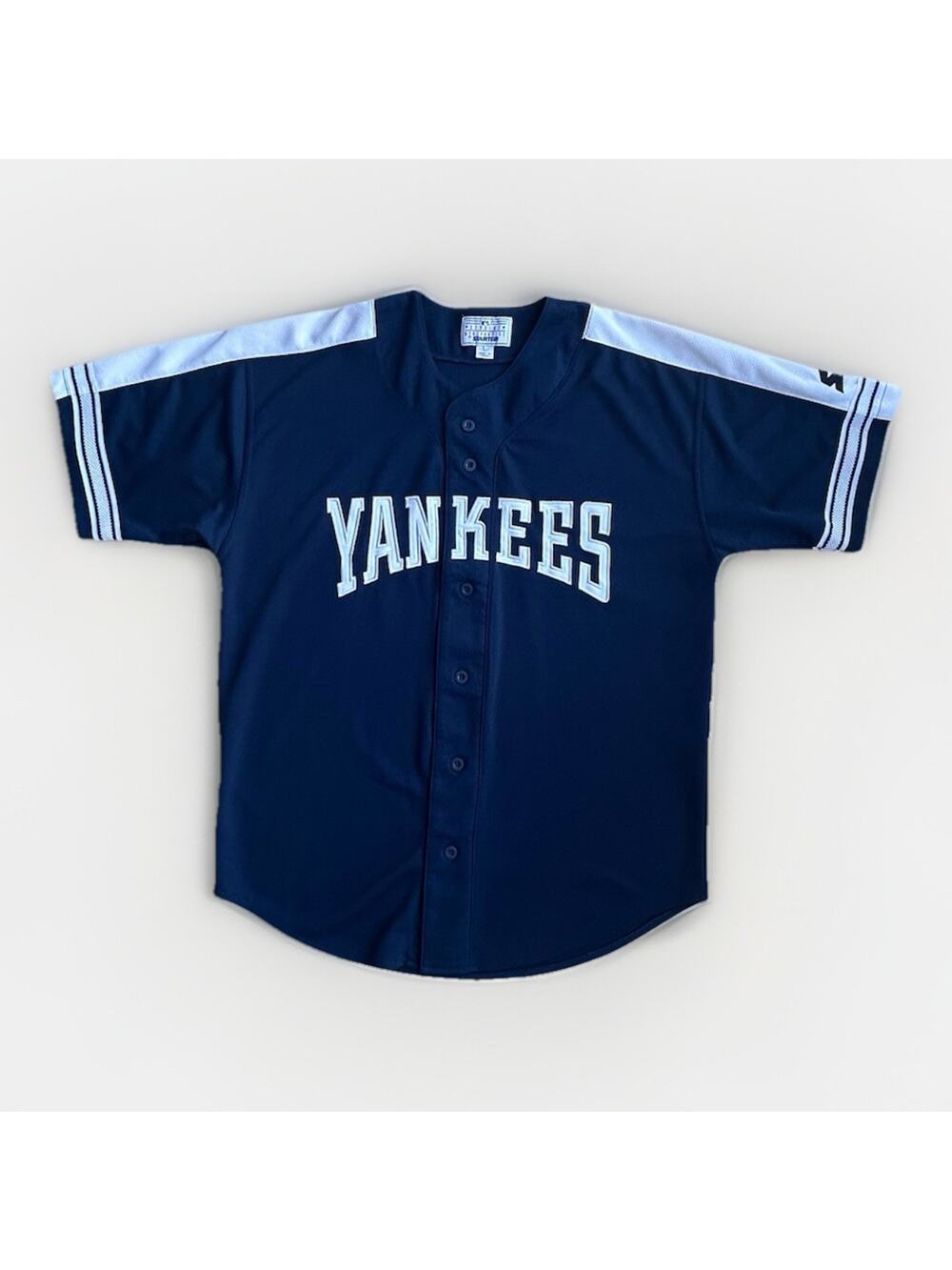 Starter New York Yankees Jersey Men’s Size Large Baseball MLB Vintage 90s Blue
